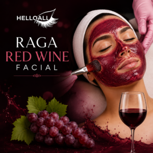 Raga Red Wine Facial treatment by HelloAll Salon Service at Home