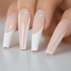 French Nails With Extension