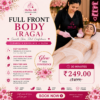 Full body RAGA spa treatment at Hello All Salon-at-Home featuring exfoliating skincare application, 60 minutes for ₹549