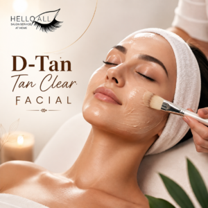 Orange Peel Off Facial treatment at home by HelloAll Salon