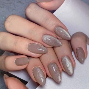 Cat Eye Nail With Extensions