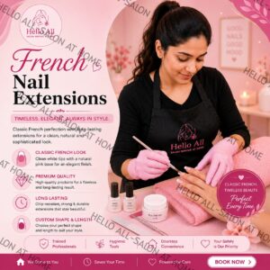 French Nail Extensions